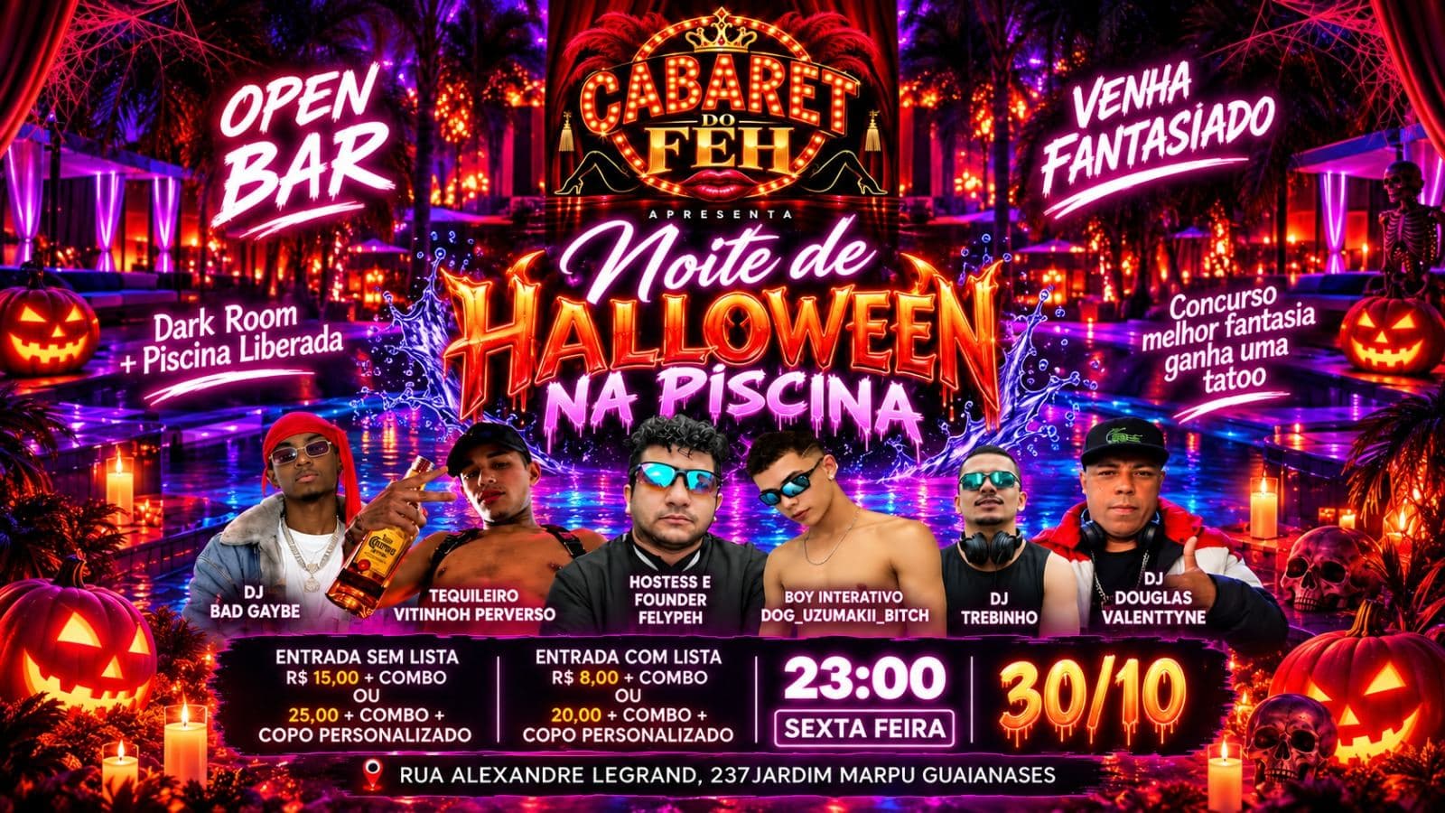 CABARET DO FEH — 4ª EDIÇÃO | HALLOWEEN
